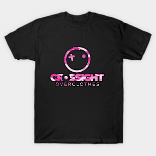 Crossight Overclothes - Pink Camo Logo T-Shirt